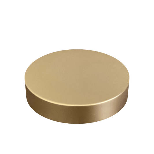 Gold Brushed Aluminum 89-400 Smooth Skirt Foam Lined Lid