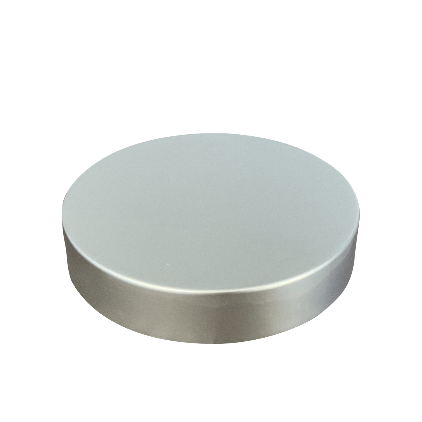 Silver Brushed Aluminum 89-400 Smooth Skirt Foam Lined Lid