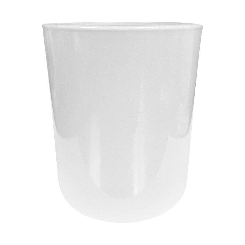 14 oz (420 ml) White Glass Candle Jar