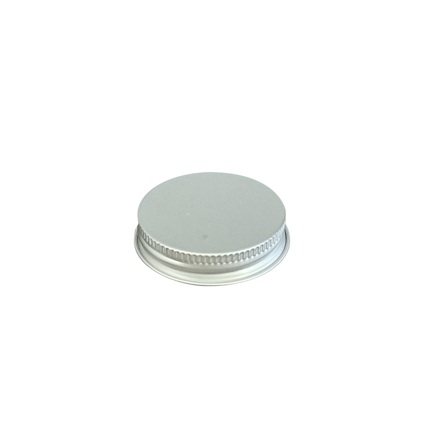 Silver Aluminum 48-400 Ribbed Skirt Foam Lined Lid