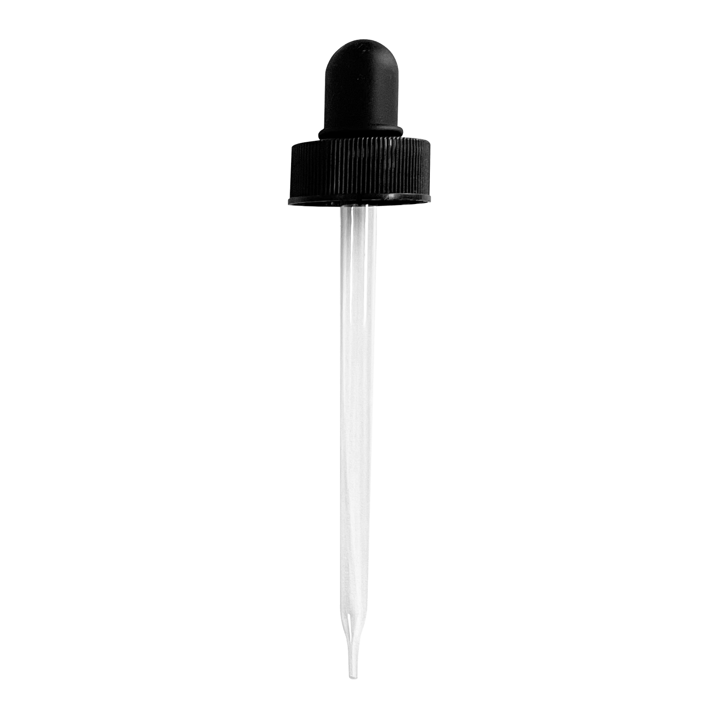 (4 oz) Black 24-400 Dropper with 108mm Glass Pipette