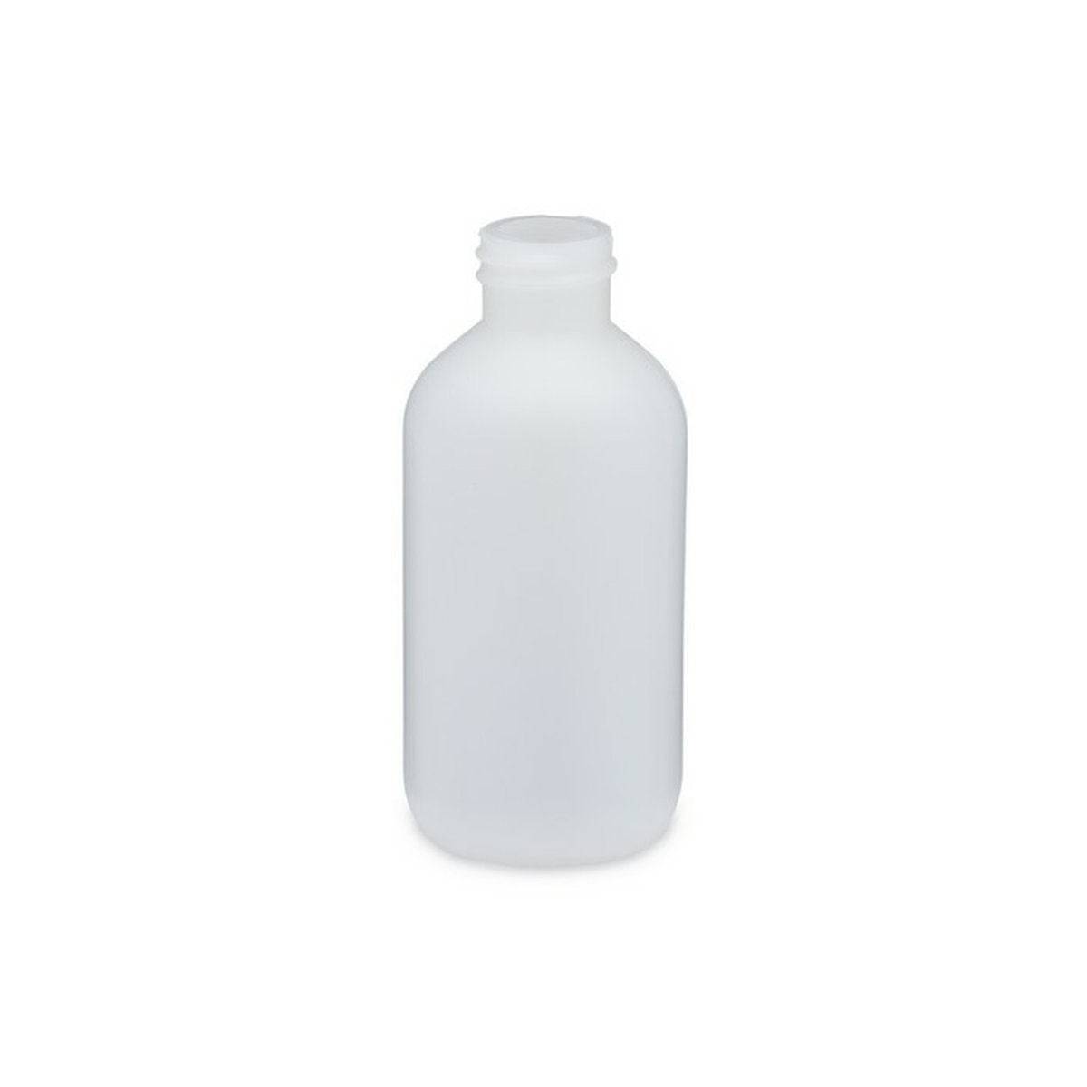 4 oz (120 ml) Natural HDPE Boston Round 20-400 Bottle