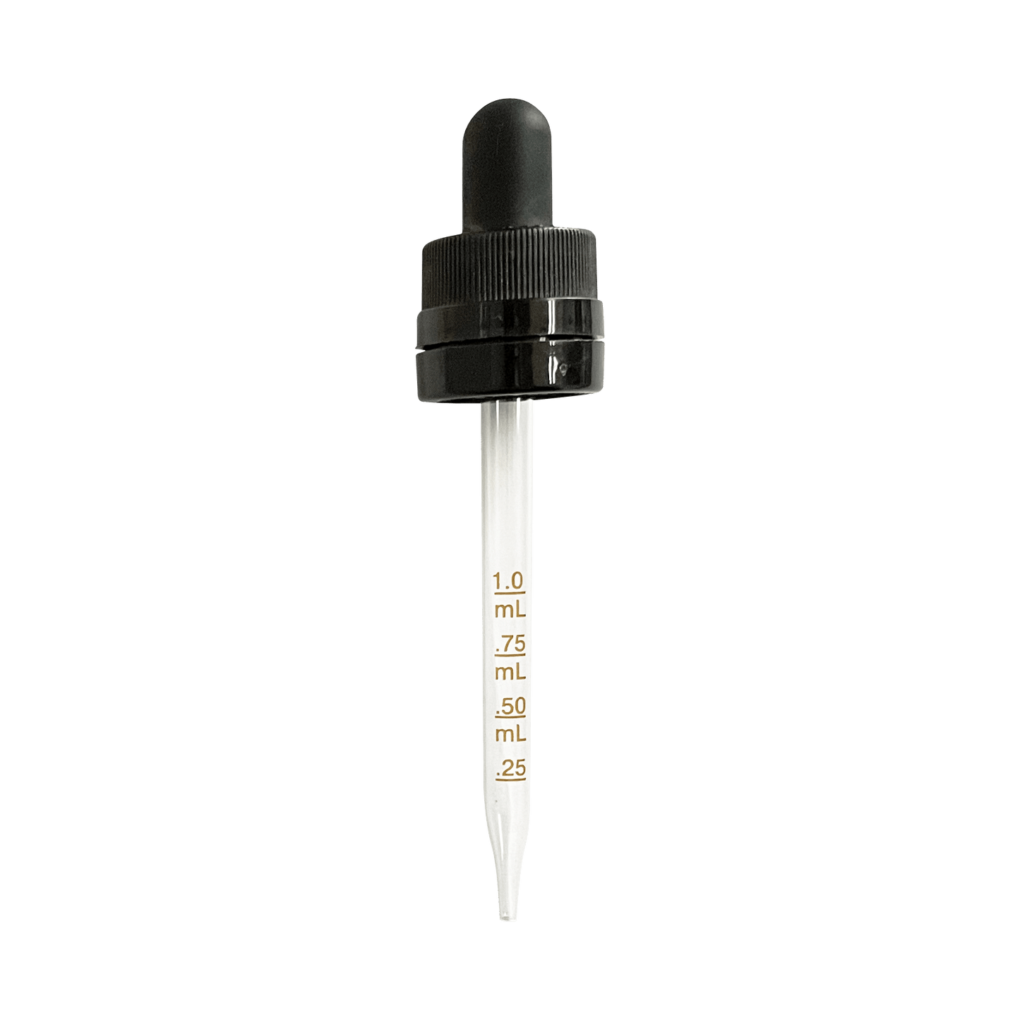 (60 ml) Black CRC/TE 18 DIN (18-410) Dropper with 94mm Graduated Glass Pipette