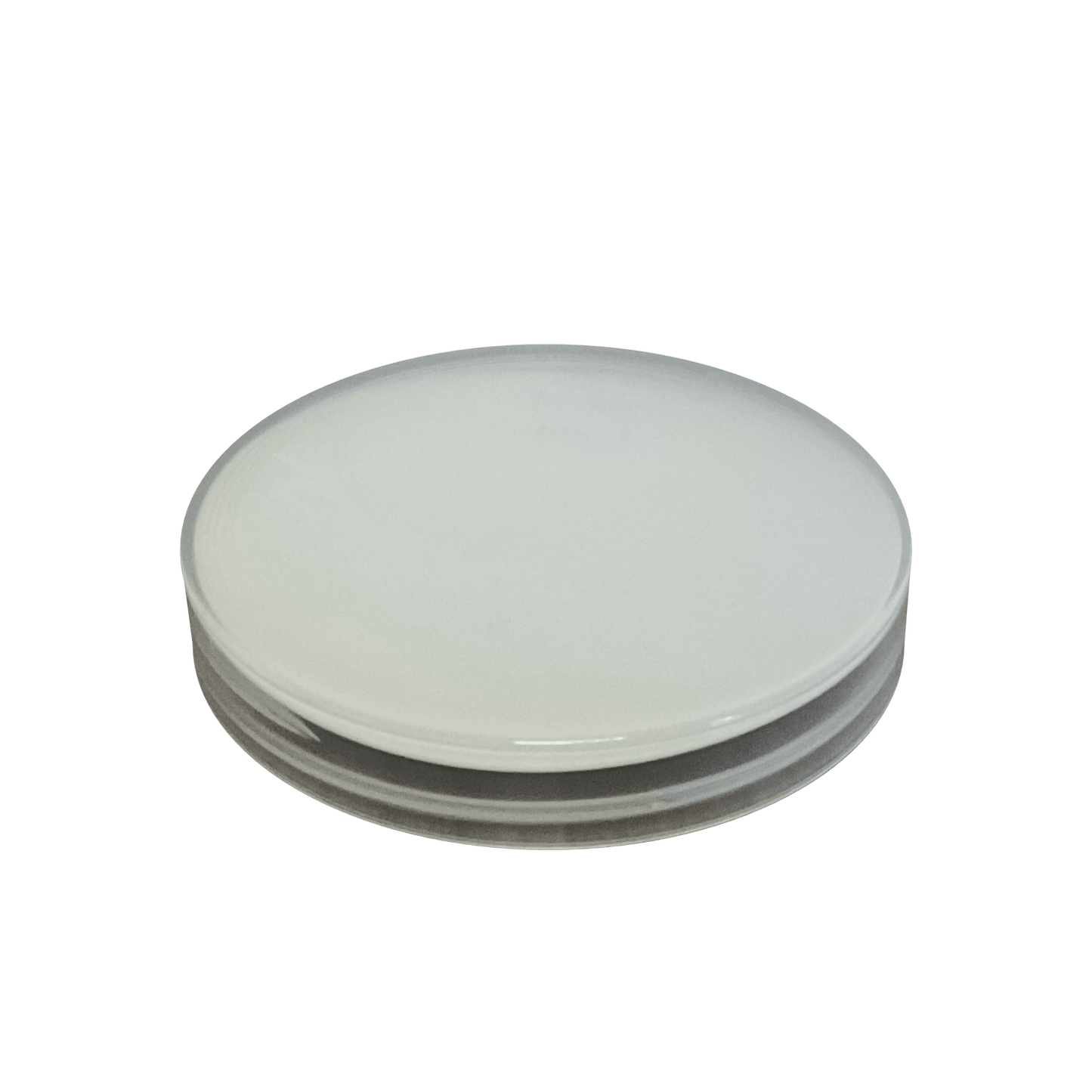 Natural PP Plastic 89-400 Smooth Skirt Foam Lined Lid