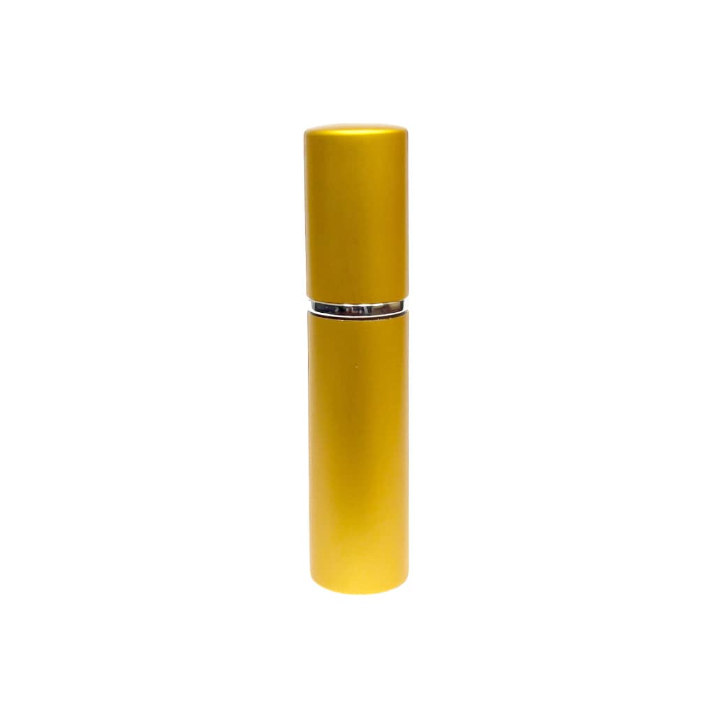 0.17 oz (5 ml) Yellow Aluminum Travel Sprayer