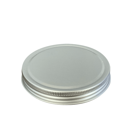 Silver Aluminum 89-400 Ribbed Skirt Foam Lined Lid