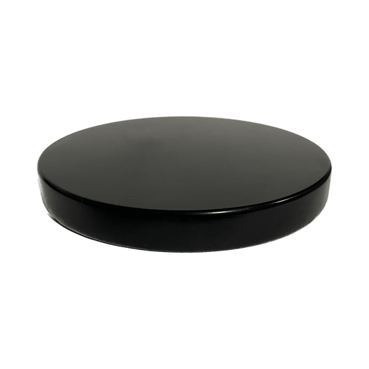 (10 oz) Black Aluminum Candle Jar Lid