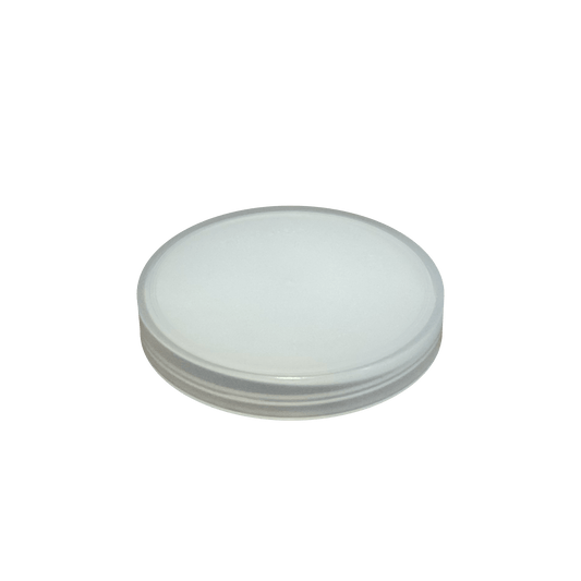 Natural PP Plastic 70-400 Smooth Skirt Foam Lined Lid