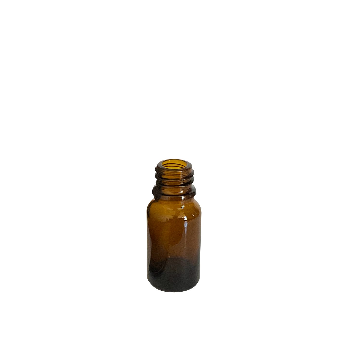 10 ml (1/3 oz) Amber Glass Euro 18-DIN Bottle