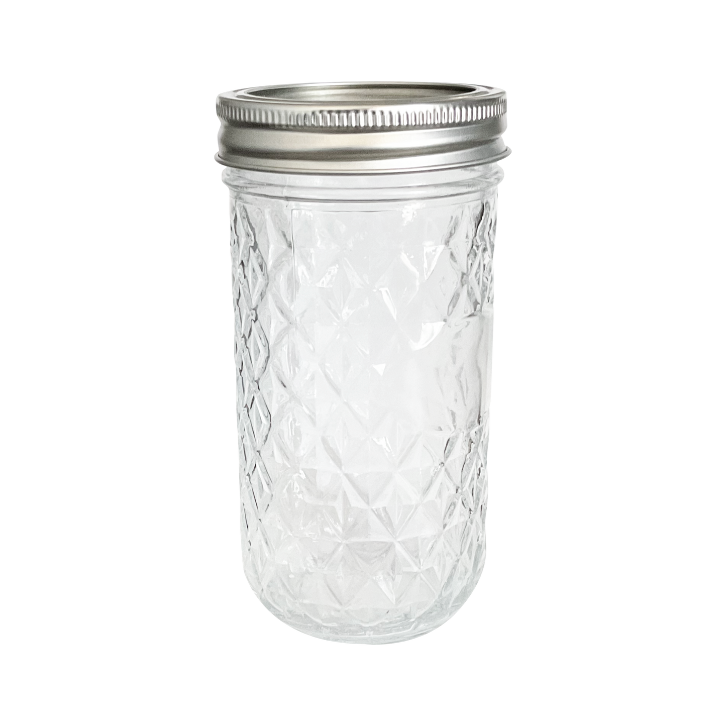 silver top extra large mason jar