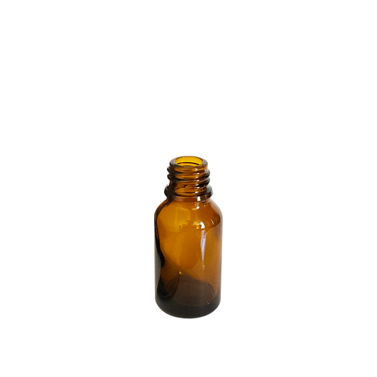 15 ml (1/2 oz) Amber Glass Euro 18-DIN Bottle