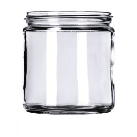 16 oz (480 ml) Clear Glass 89-400 Jar