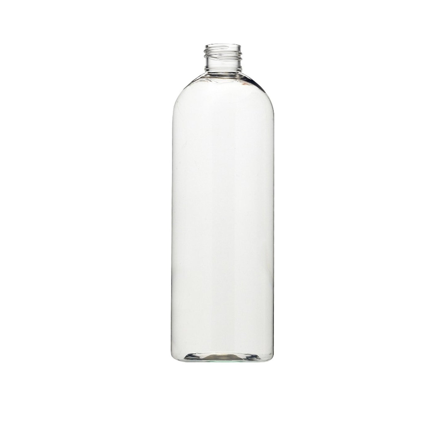 16 oz (480 ml) Clear PET Cosmo Round 24-410 Bottle