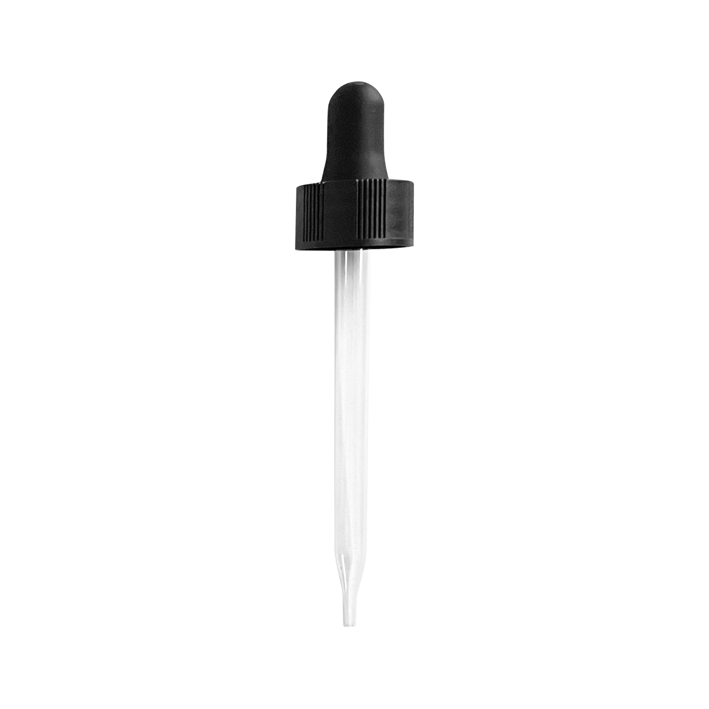 (2 oz) Black 20-400 Dropper with 91mm Glass Pipette