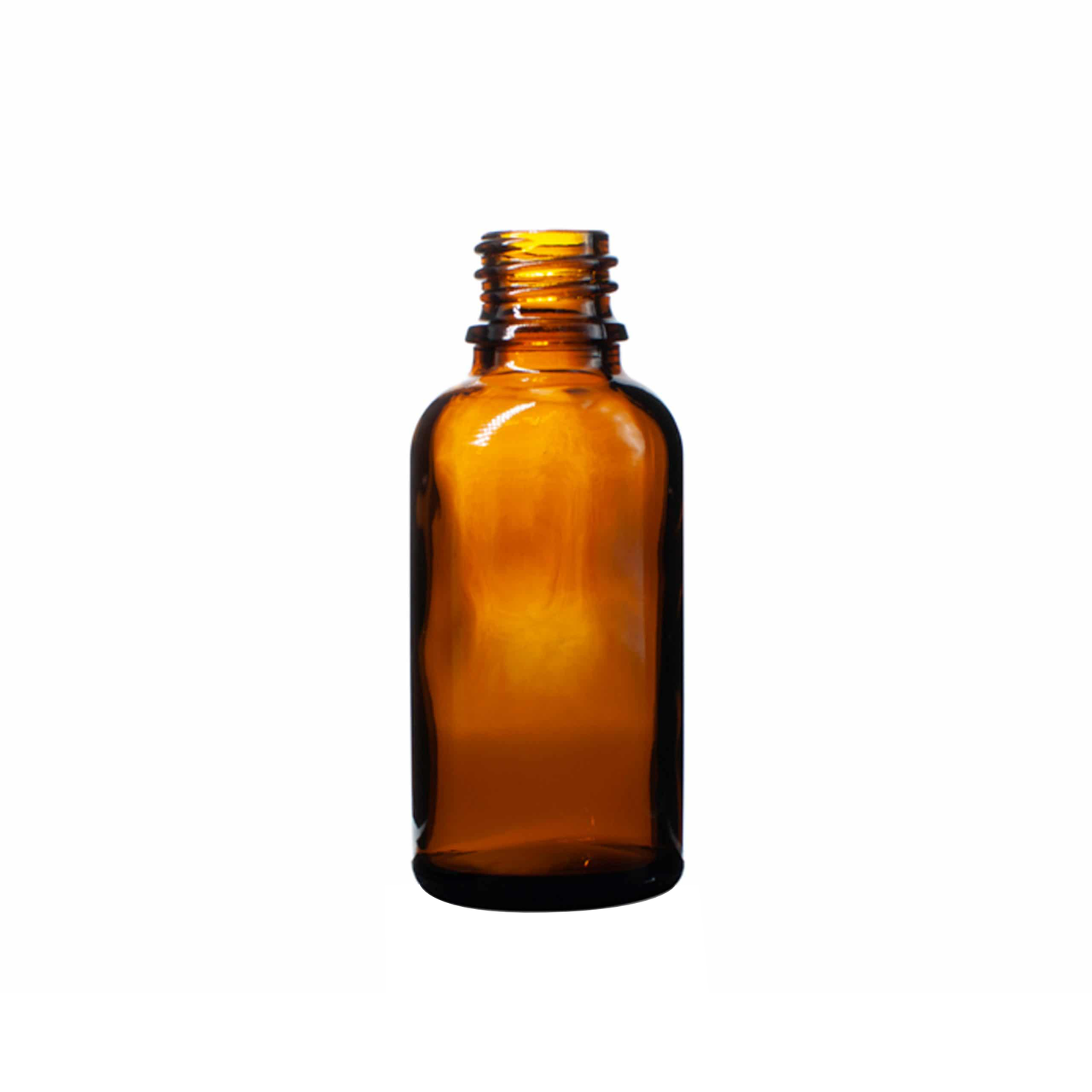 30 ml (1 oz) Amber Glass Euro 18-DIN Bottle