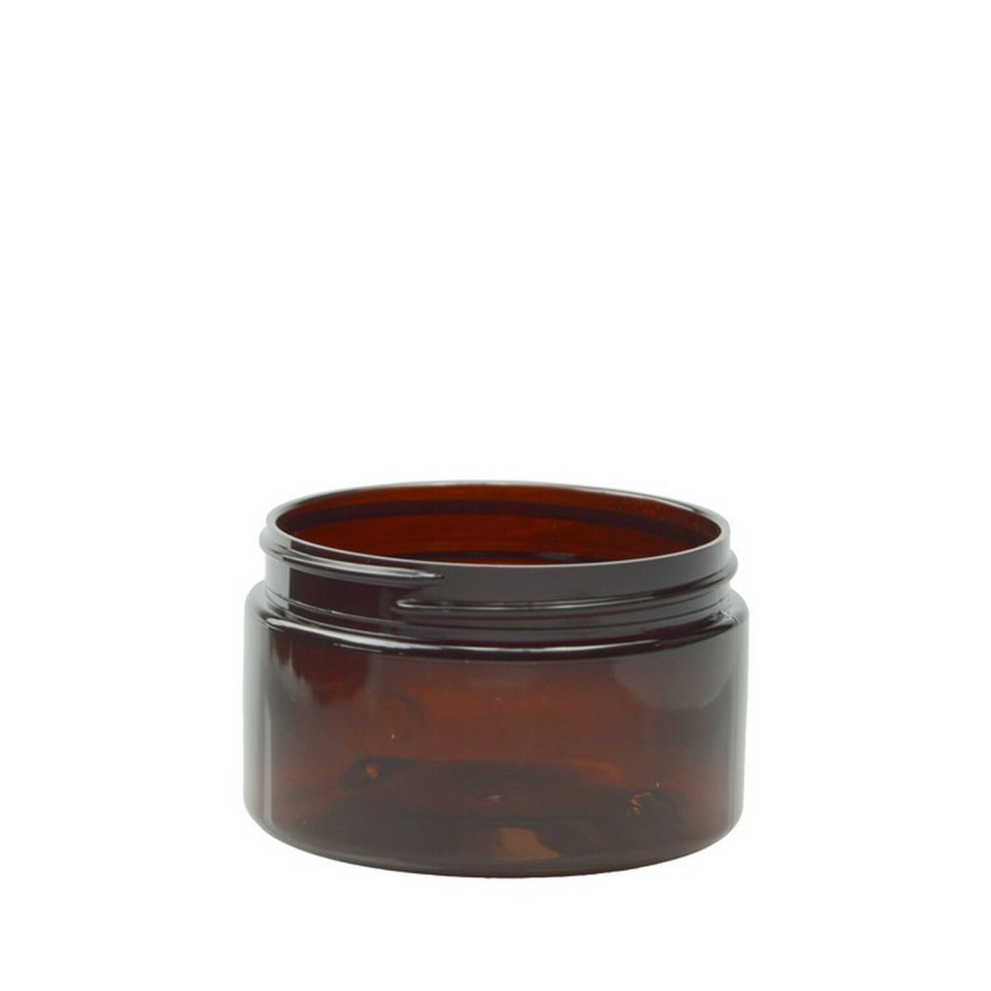 4 oz (120 ml) Amber PET Single Wall 70-400 Jar