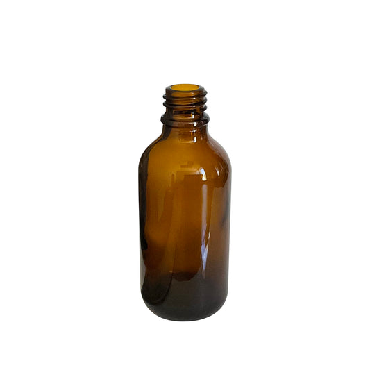 60 ml (2 oz) Amber Glass Euro 18-DIN Bottle