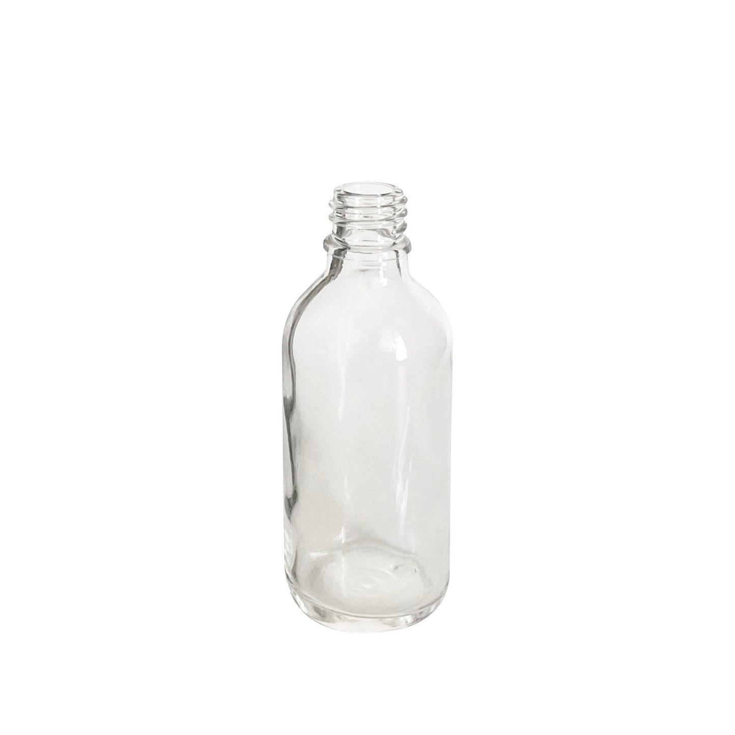 60 ml (2 oz) Clear Glass Euro 18-DIN Bottle
