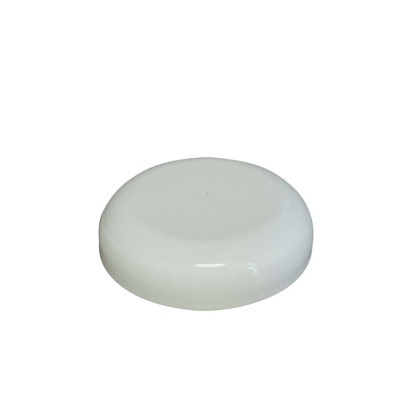 White PP Plastic 70-400 Dome Smooth Skirt Foam Lined Lid
