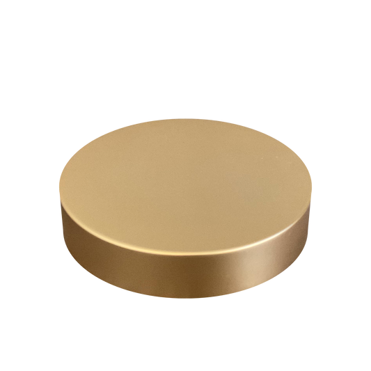 Gold Brushed Aluminum 89-400 Smooth Skirt Foam Lined Lid