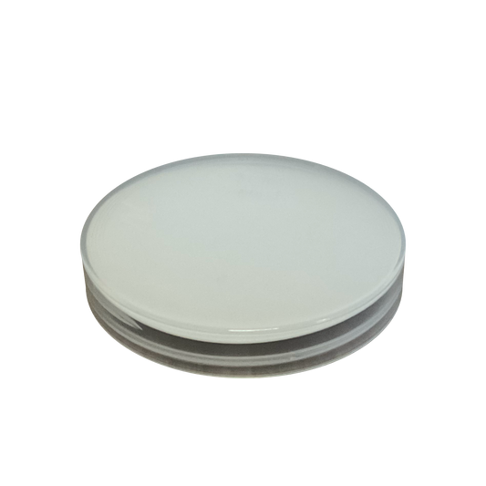 Natural PP Plastic 89-400 Smooth Skirt Foam Lined Lid