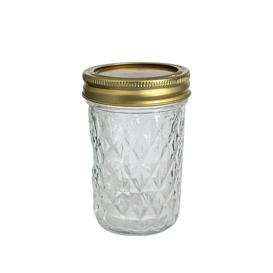 10 oz (300 ml) Frosted Clear Glass Candle Jar – World of Aromas