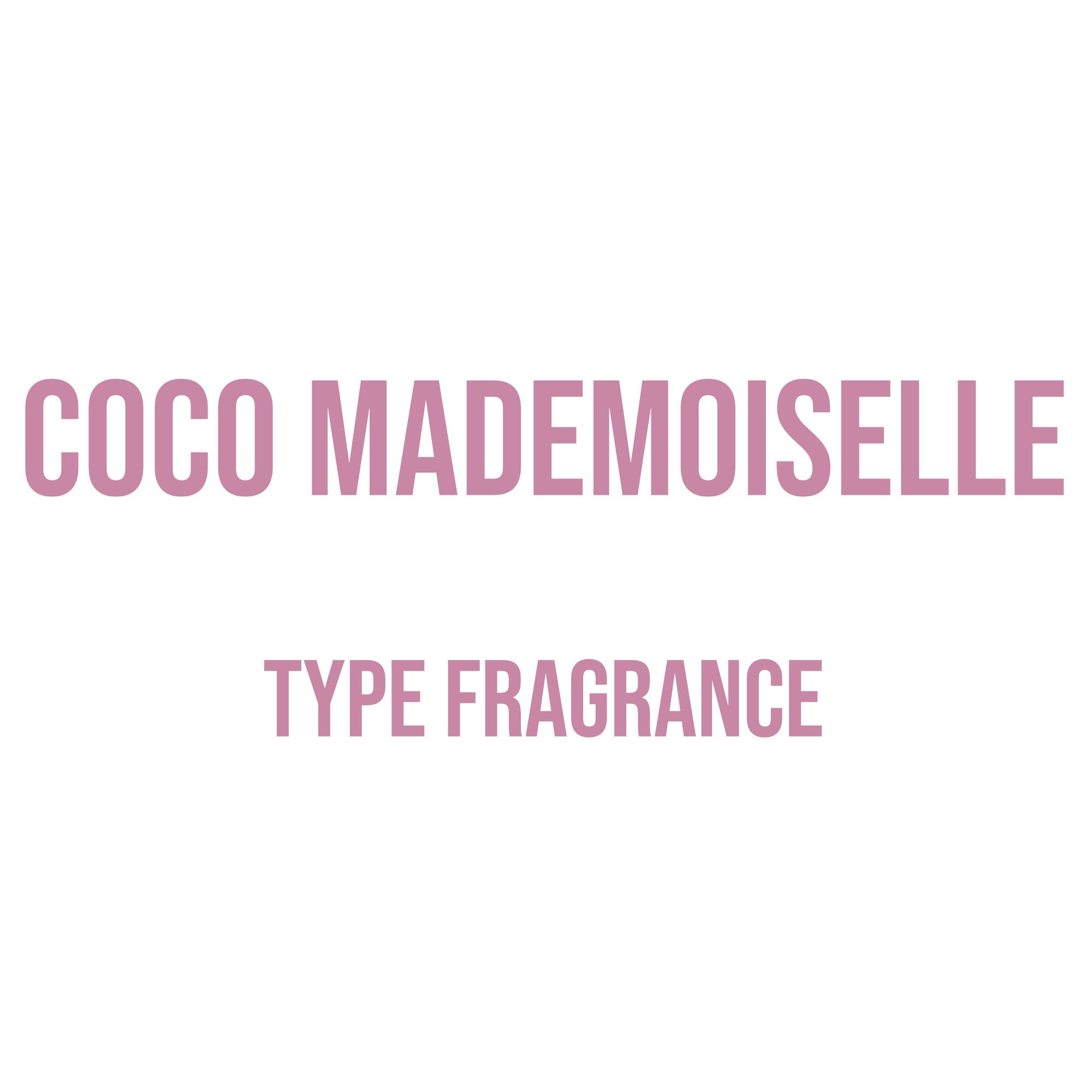 Coco Mademoiselle Type Fragrance – World of Aromas