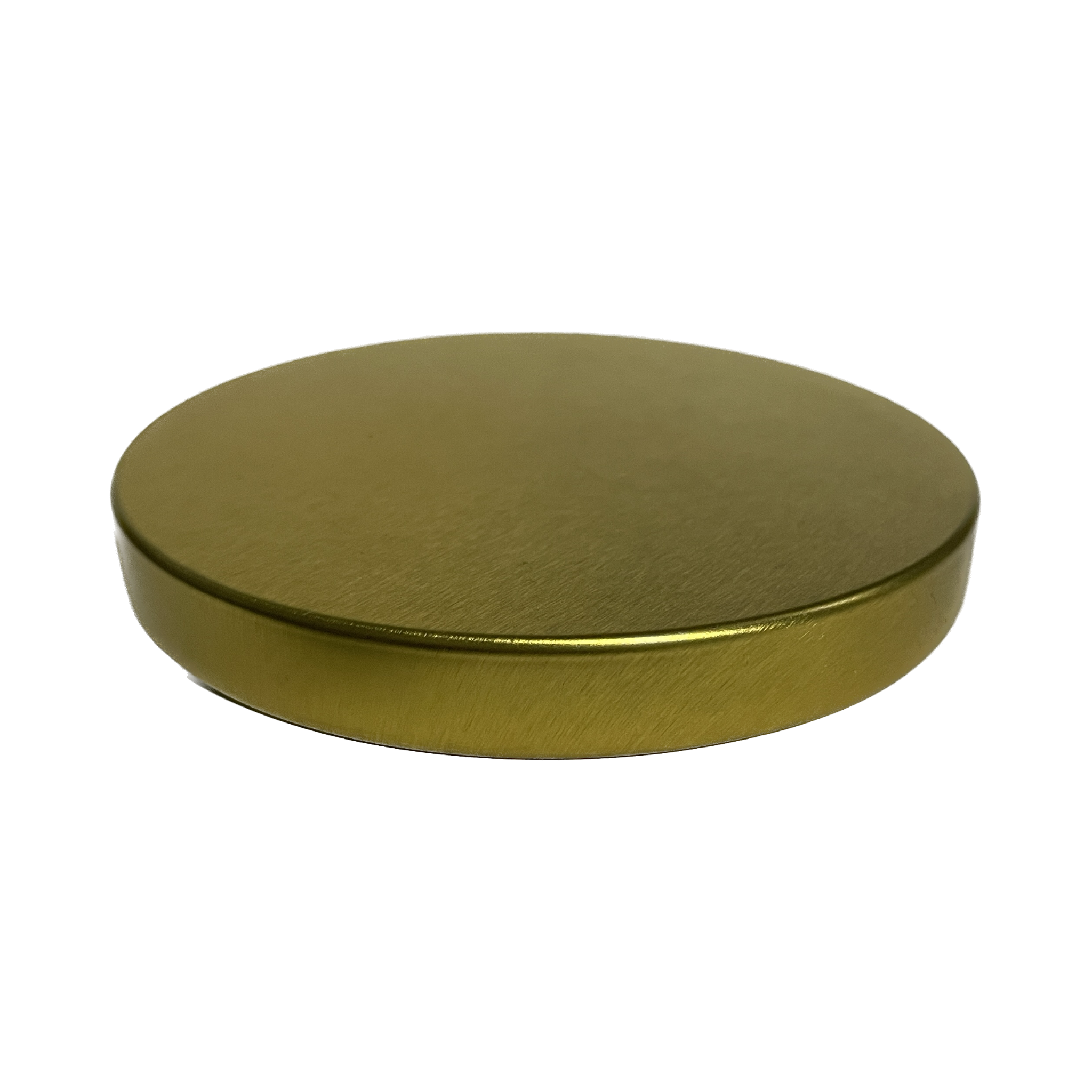 RECYCLED SPECIAL Brushed Gold Candle Lids per each