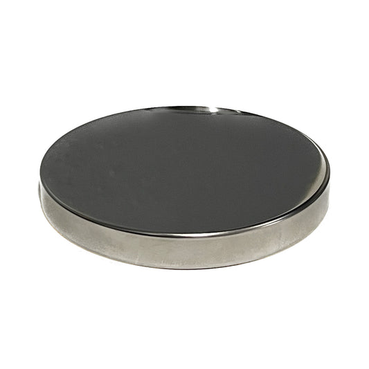 (10 oz) Silver Aluminum Candle Jar Lid